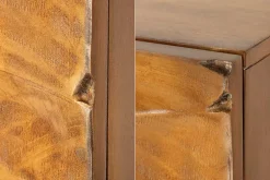 Riess-Ambiente Mehr...|Massivholzschränke > Massives Highboard SNAKE 120cm braun schwarz Mangoholz Schlangen-Design mit aufwendigen 3D Schnitzereien
