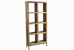 Riess-Ambiente Mehr...|Industrial Loft > Massives Regal IRON CRAFT 176cm Mangoholz Bücherregal acht Fächer Industrial Design