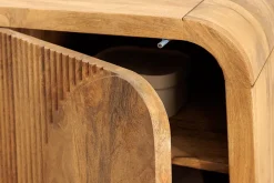 Riess-Ambiente Sideboards & Kommoden|Mehr... > Massives Sideboard ART DECO 170cm cream finish beige Mangoholz abgerundet