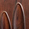 Riess-Ambiente Retro Möbel|Sideboards & Kommoden > Massives Sideboard DUNE 175cm walnuss-braun Akazienholz 3D-Design schwarz Metall