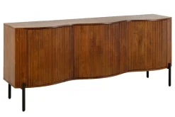 Riess-Ambiente Mehr...|Massivholzschränke > Massives Sideboard GRANDEUR 180cm braun Mangoholz schwarz Metall