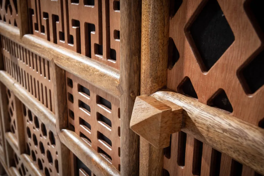 Riess-Ambiente Mehr...|Sideboards & Kommoden > Massives Sideboard MARRAKESCH 160cm Mangoholz mit Verzierung Boho Stil