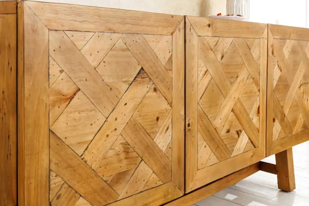 Riess-Ambiente Sideboards & Kommoden|Mehr... > Massives Sideboard RIVIERA 155cm natur recyceltes Pinienholz Bohlenoptik