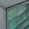 Riess-Ambiente Mehr...|Goldene Möbel > Massives Sideboard SCORPION 180cm türkis Mangoholz gold Metall 3D Schnitzereien