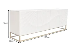 Riess-Ambiente Goldene Möbel|Sideboards & Kommoden ><noscript><img width=