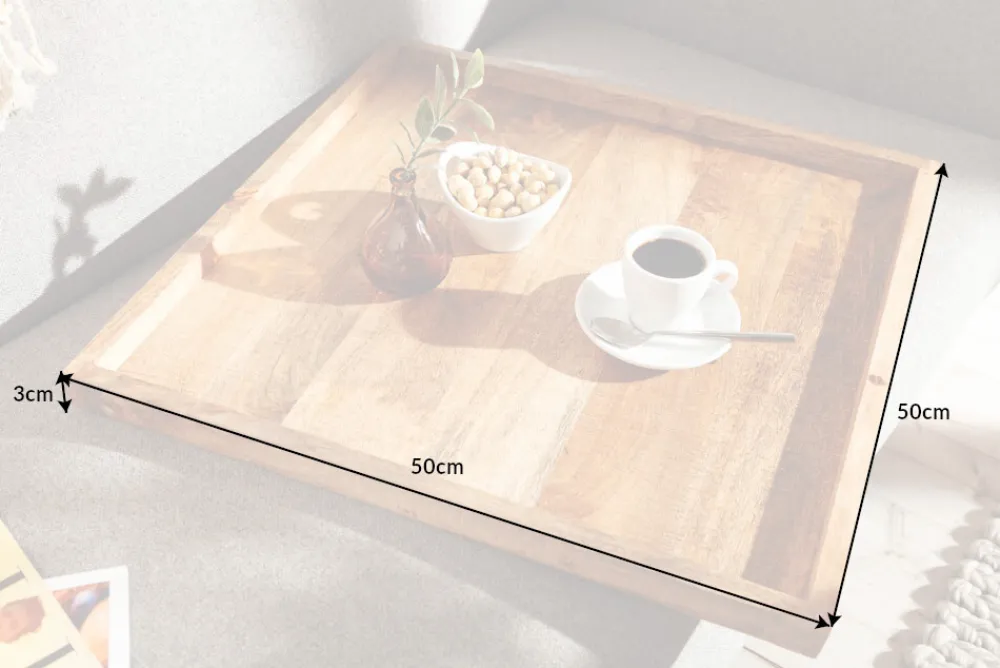Riess-Ambiente Mehr...|Mehr... > Massives Tablett MAKASSAR 50cm Mangoholz Servierbrett