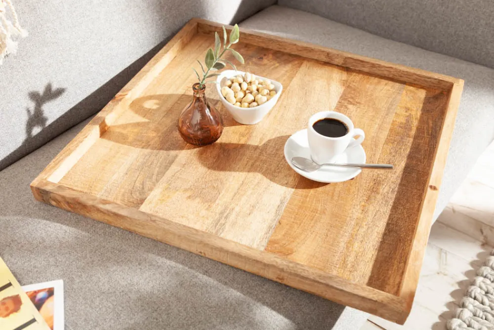 Riess-Ambiente Mehr...|Mehr... > Massives Tablett MAKASSAR 50cm Mangoholz Servierbrett