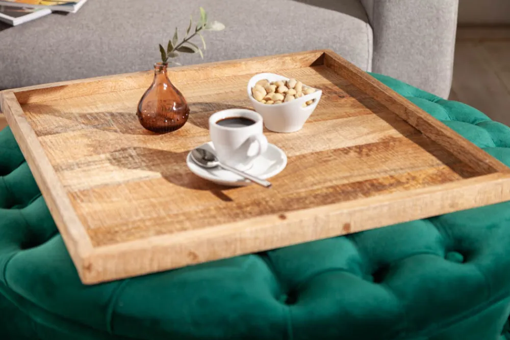 Riess-Ambiente Mehr...|Mehr... > Massives Tablett MAKASSAR 50cm Mangoholz Servierbrett