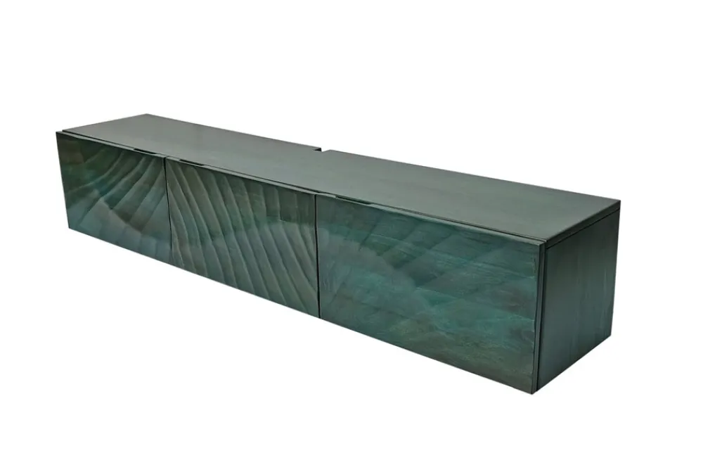 Riess-Ambiente Mehr...|Tv- & Lowboards > Massives TV-Board SCORPION 160cm türkis Mangoholz hängend Lowboard