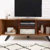 Riess-Ambiente Mehr...|Industrial Loft > Massives TV-Lowboard AMAZONAS 160cm braun Sheeshamholz mit Baumkante