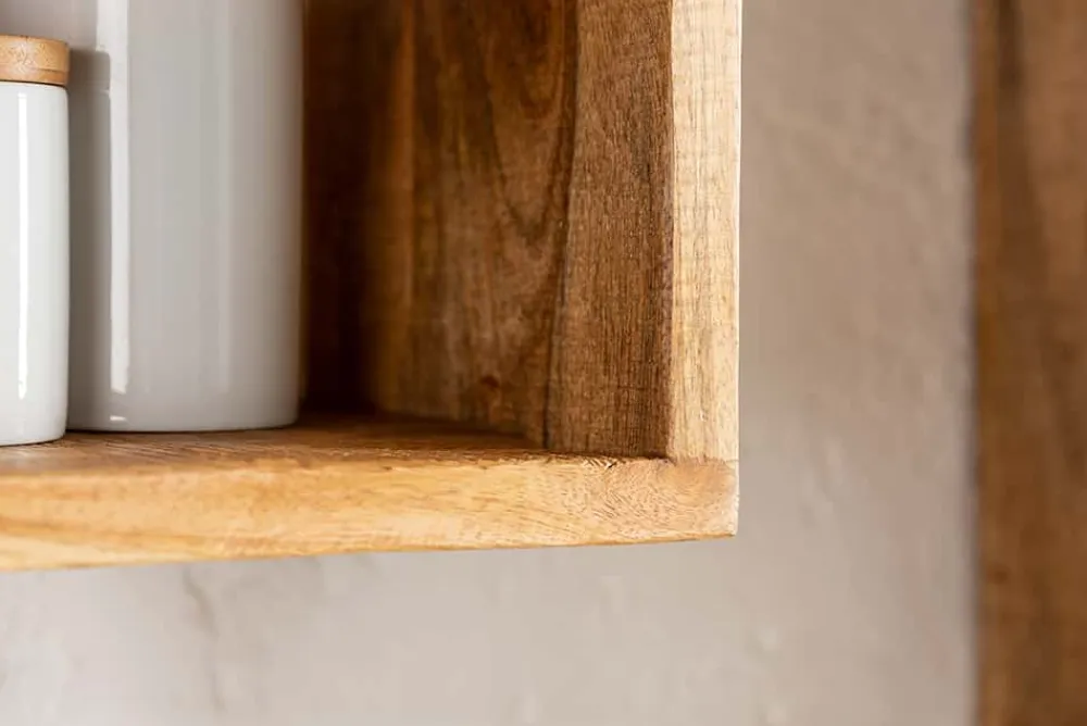 Riess-Ambiente Mehr...|Wandregale > Massives Wandregal 3er Set HEMINGWAY 94cm aus Mangoholz