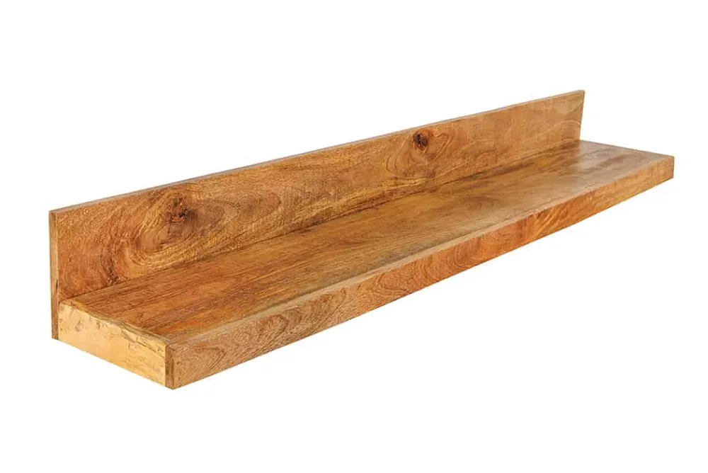 Riess-Ambiente Mehr...|Wandregale > Massives Wandregal MAKASSAR 110cm natur Mangoholz handmade