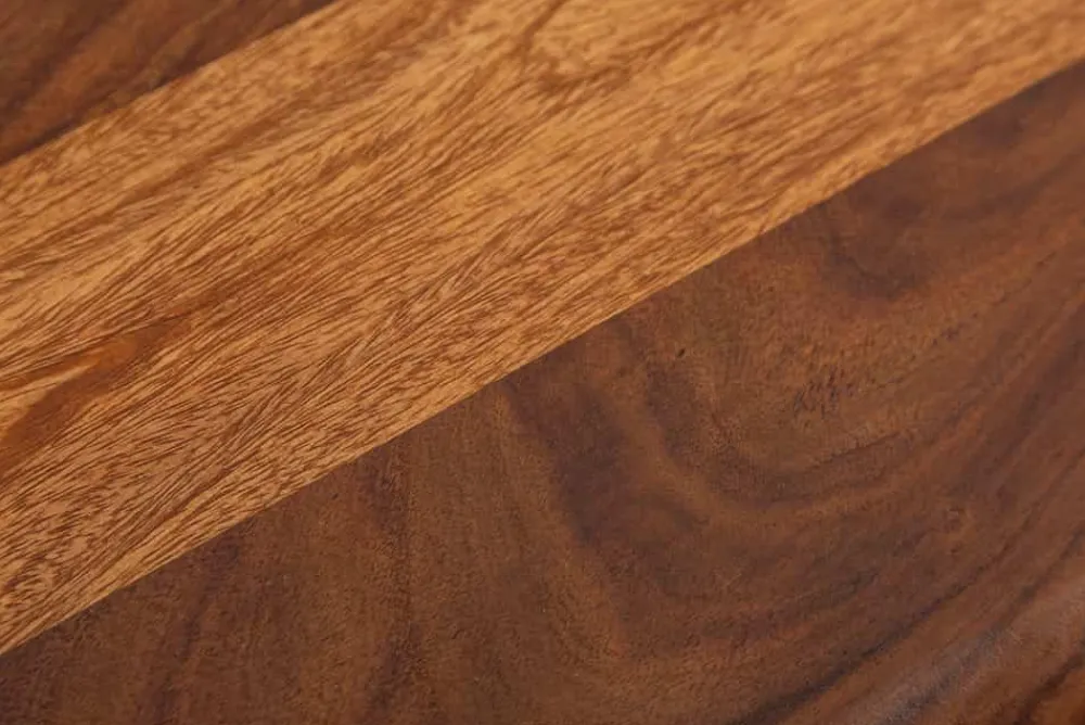 Riess-Ambiente Mehr...|Wandregale > Massives Wandregal MAMMUT 115cm braun Sheesham stone finish Regalbrett Baumkante