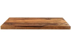 Riess-Ambiente Mehr...|Wandregale > Massives Wandregal PURE 80cm braun stone finish Sheeshamholz Steckregal