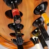 Riess-Ambiente Mehr...|Massivholzregale > Massives Weinregal BODEGA 84cm natur Pinienholz Weinfass Barschrank für 14 Flaschen