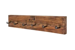 Riess-Ambiente Mehr...|Wohnaccessoires > Massive Wandgarderobe HEMINGWAY XL 90cm natur recyceltes Massivholz