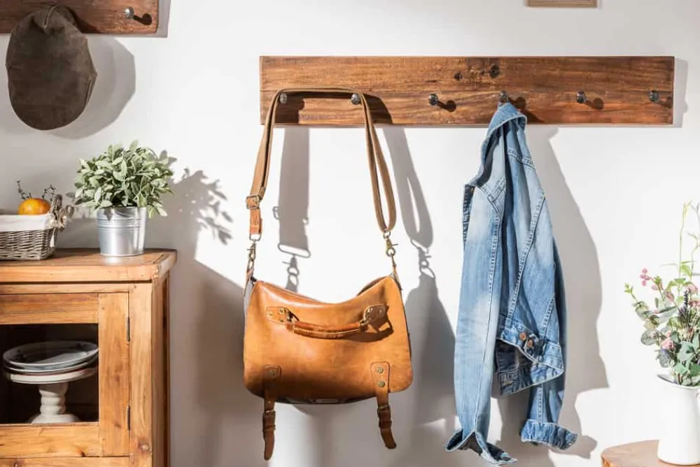 Riess-Ambiente Mehr...|Wohnaccessoires > Massive Wandgarderobe HEMINGWAY XL 90cm natur recyceltes Massivholz