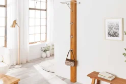 Riess-Ambiente Mehr...|Wohnaccessoires > Massive Wandgarderobe JAVA 185cm recyceltes Teakholz mit drei Kleiderhaken