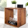 Riess-Ambiente Beistelltische|Mehr... > Massivholz Beistelltisch MAKASSAR 45cm braun Sheesham stone finish Regal handmade