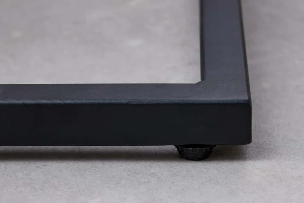 Riess-Ambiente Beistelltische|Industrial Loft > Massivholz Beistelltisch SCANDINAVIA 45cm natur Wildeiche Metall schwarz Laptoptisch