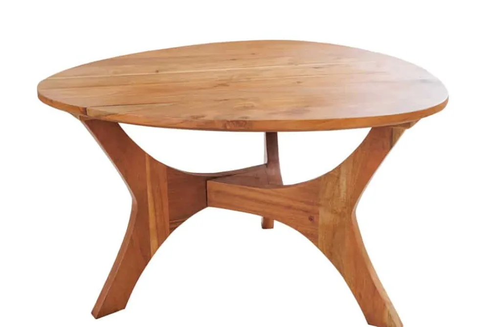 Riess-Ambiente Mehr...|Couchtische > Massivholz Couchtisch ARCHITECTURE 70cm natur honey finish Akazie dreieckig