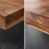 Riess-Ambiente Esstische|Mehr... > Massivholz Esstisch IRON CRAFT 180cm braun schwarz Sheesham stone finish Industrial