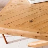 Riess-Ambiente Mehr...|Massivholzesstische > Massivholz Esstisch MOSAIK 200cm natur Pinienholz recycelt Sterngestell