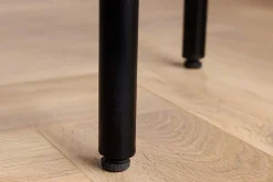 Riess-Ambiente Mehr...|Massivholzschränke > Massivholz Highboard VOODOO 120cm braun weiß schwarz Mangoholz mit 3D Schnitzereien oval Metallgestell