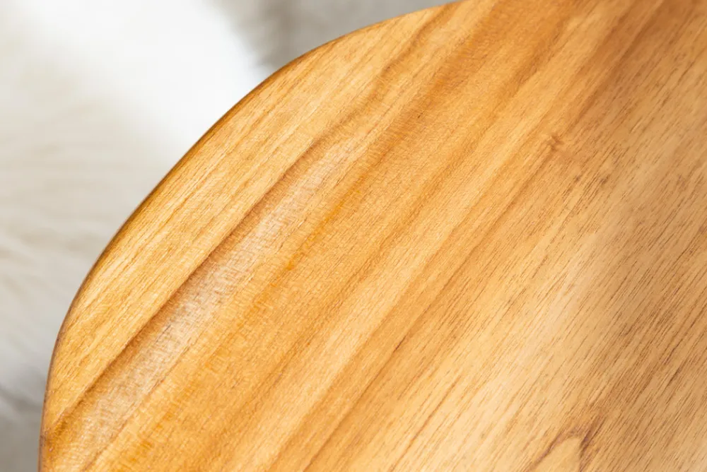 Riess-Ambiente Beistelltische|Sitzhocker > Massivholz Hocker BALI 45cm natur rund Teakholz Beistelltisch Sitzhocker Nachttisch