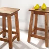 Riess-Ambiente Sitzhocker|Mehr... > Massivholz Hocker JAKARTA 50cm recycelt Beistelltisch Sitzhocker