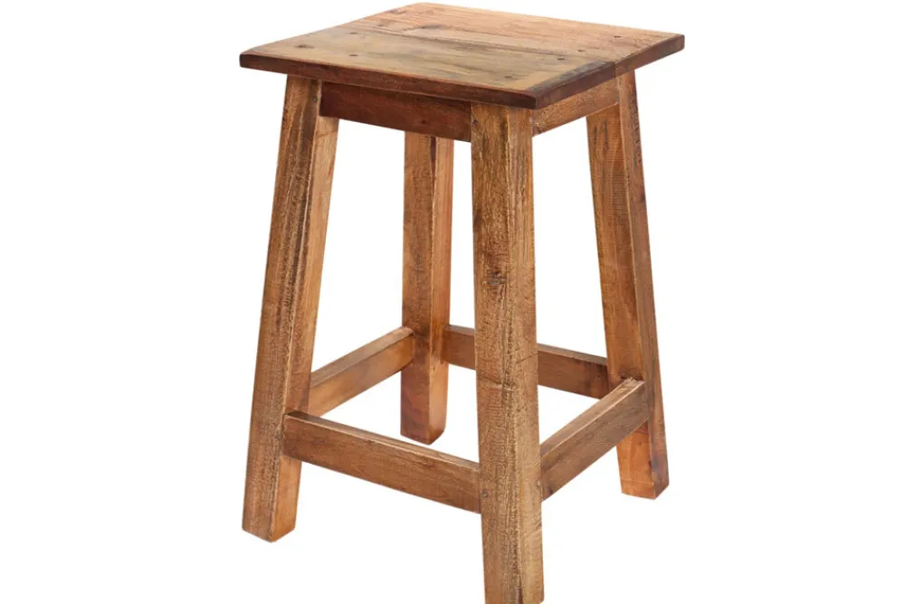 Riess-Ambiente Sitzhocker|Mehr... > Massivholz Hocker JAKARTA 50cm recycelt Beistelltisch Sitzhocker