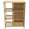 Riess-Ambiente Mehr...|Massivholzregale > Massivholz Regal ZEN-BO 90cm natur Bambus mit Lamellentür
