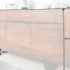 Riess-Ambiente Mehr...|Industrial Loft > Massivholz Sideboard MAMMUT 160cm Akazie honey finish Metall Baumkante mit Schubladen