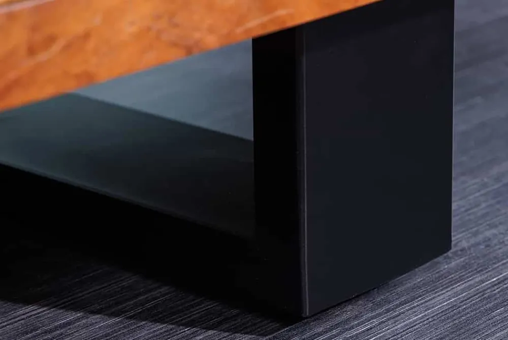 Riess-Ambiente Mehr...|Industrial Loft > Massivholz Sideboard MAMMUT 160cm Akazie honey finish Metall Baumkante mit Schubladen