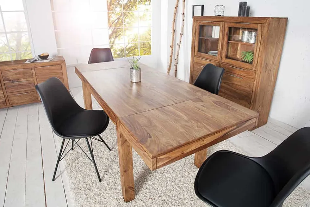 Riess-Ambiente Mehr...|Sideboards & Kommoden > Massivholz Sideboard PURE 135cm braun Sheesham stone finish Kommode mit Schubladen