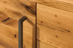 Riess-Ambiente Mehr...|Industrial Loft > Massivholz Sideboard THOR 200cm mit Schubladen natur Wildeiche geölt Metall schwarz
