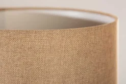 Riess-Ambiente Mehr...|Mehr... > Massivholz Tischlampe HARMONY NATURE 50cm beige Teak mit Leinenschirm