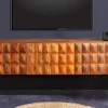 Riess-Ambiente Mehr...|Massivholzschränke > Massivholz TV Lowboard VULCANO 160cm hängend natur Mango Wohnzimmer