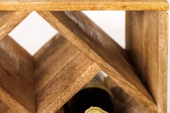 Riess-Ambiente Mehr...|Massivholzregale > Massivholz Weinregal CUBUS 40cm Mango handmade Beistelltisch