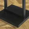 Riess-Ambiente Stehleuchten > Minimalistische Stehlampe COLLEEN 160cm weiß schwarz Stoffschirm mit Metallfuß