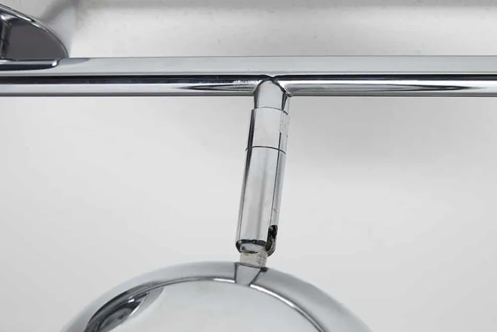 Riess-Ambiente Hängelampen > Moderne Deckenleuchte BUBBLE 105cm silber Chrom Pendelleuchte