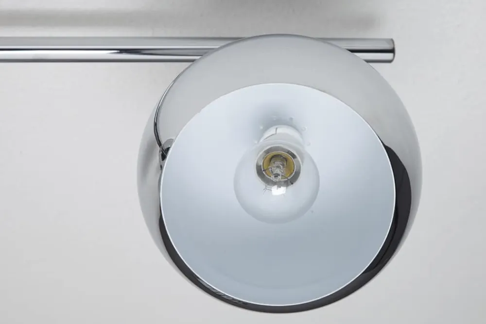 Riess-Ambiente Hängelampen > Moderne Deckenleuchte BUBBLE 105cm silber Chrom Pendelleuchte