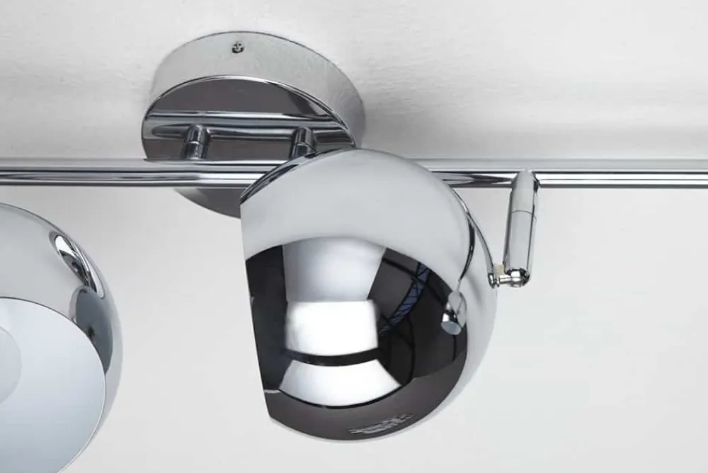 Riess-Ambiente Hängelampen > Moderne Deckenleuchte BUBBLE 105cm silber Chrom Pendelleuchte