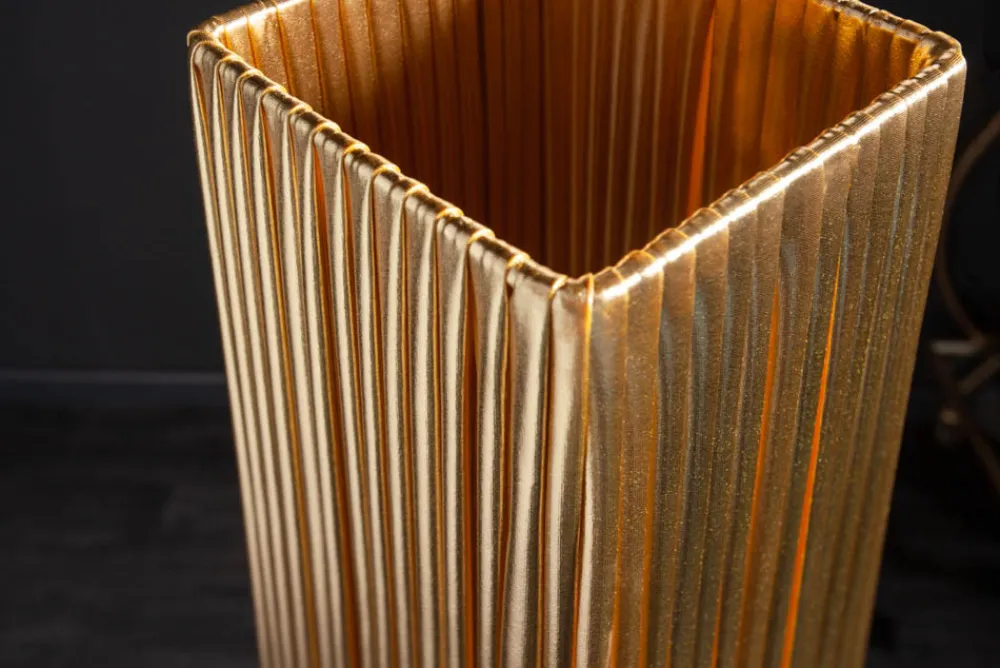 Riess-Ambiente Goldene Möbel|Stehleuchten > Moderne Designer Stehlampe PARIS 120cm gold Stehleuchte