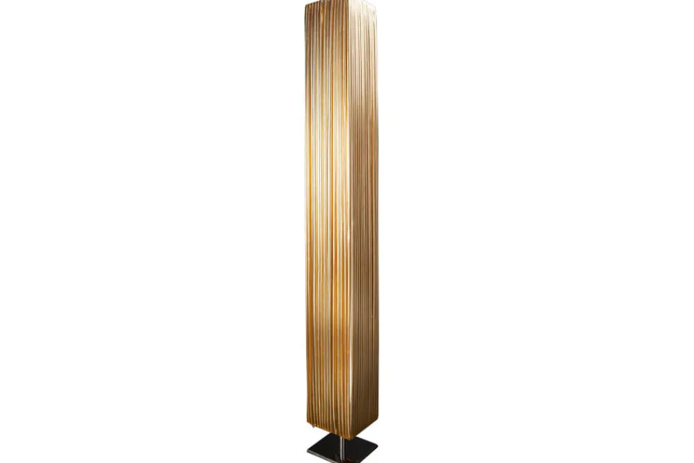 Riess-Ambiente Goldene Möbel|Stehleuchten > Moderne Designer Stehlampe PARIS 120cm gold Stehleuchte
