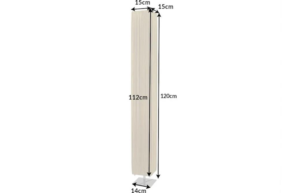 Riess-Ambiente Goldene Möbel|Stehleuchten > Moderne Designer Stehlampe PARIS 120cm gold Stehleuchte