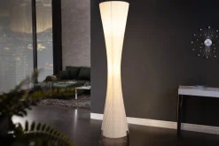 Riess-Ambiente Stehleuchten > Moderne Design Stehlampe PARIS X 160cm weiß Stehleuchte