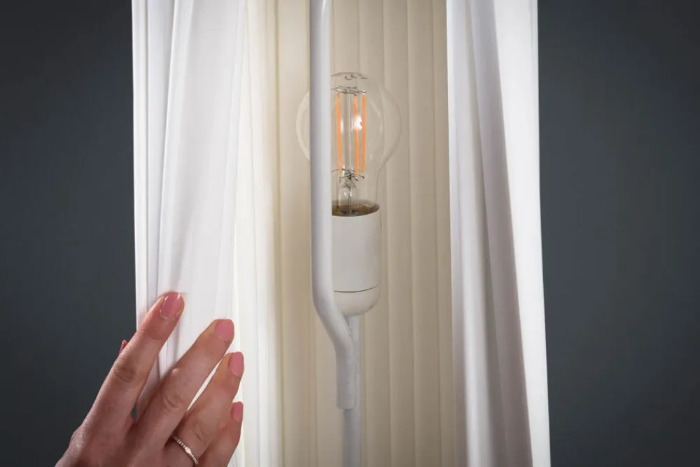 Riess-Ambiente Stehleuchten > Moderne Design Stehlampe PARIS X 160cm weiß Stehleuchte