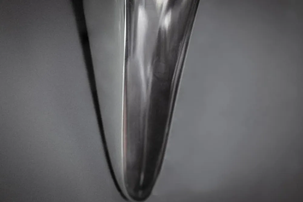 Riess-Ambiente Wanddekoration > Moderne Design Wanddekoration BULL L 100cm silber Aluminium Stierkopf