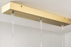 Riess-Ambiente Goldene Möbel|Hängelampen > Moderne 3er Hängeleuchte GOLDEN BALL gold Hängelampe höhenverstellbar